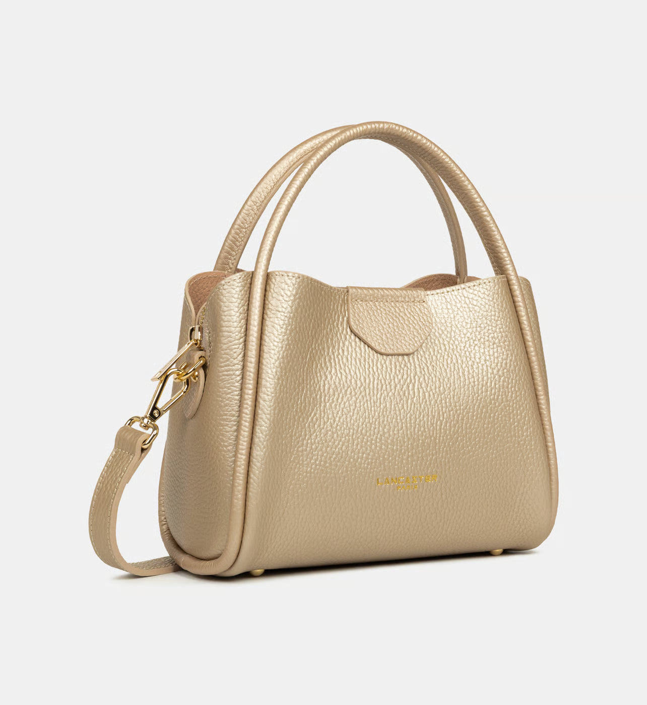 Lancaster Petit sac à main Ida Double en cuir