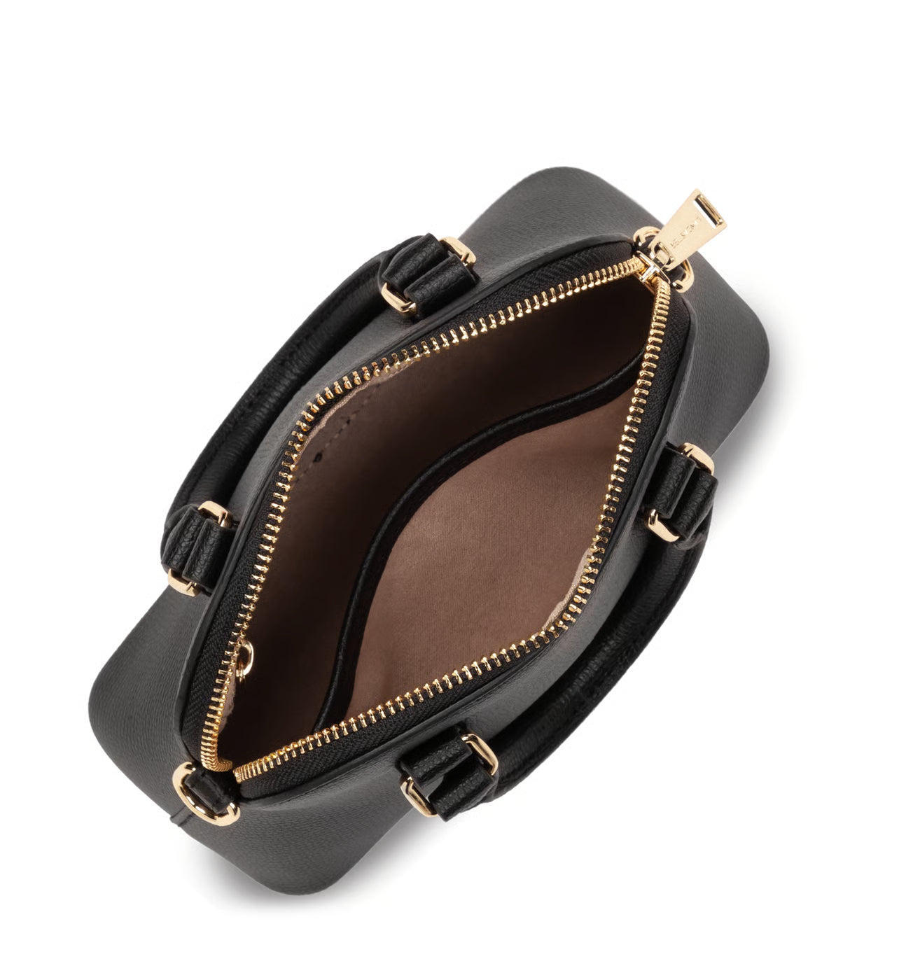 Lancaster Petit sac demi lune Sierra Jia en cuir