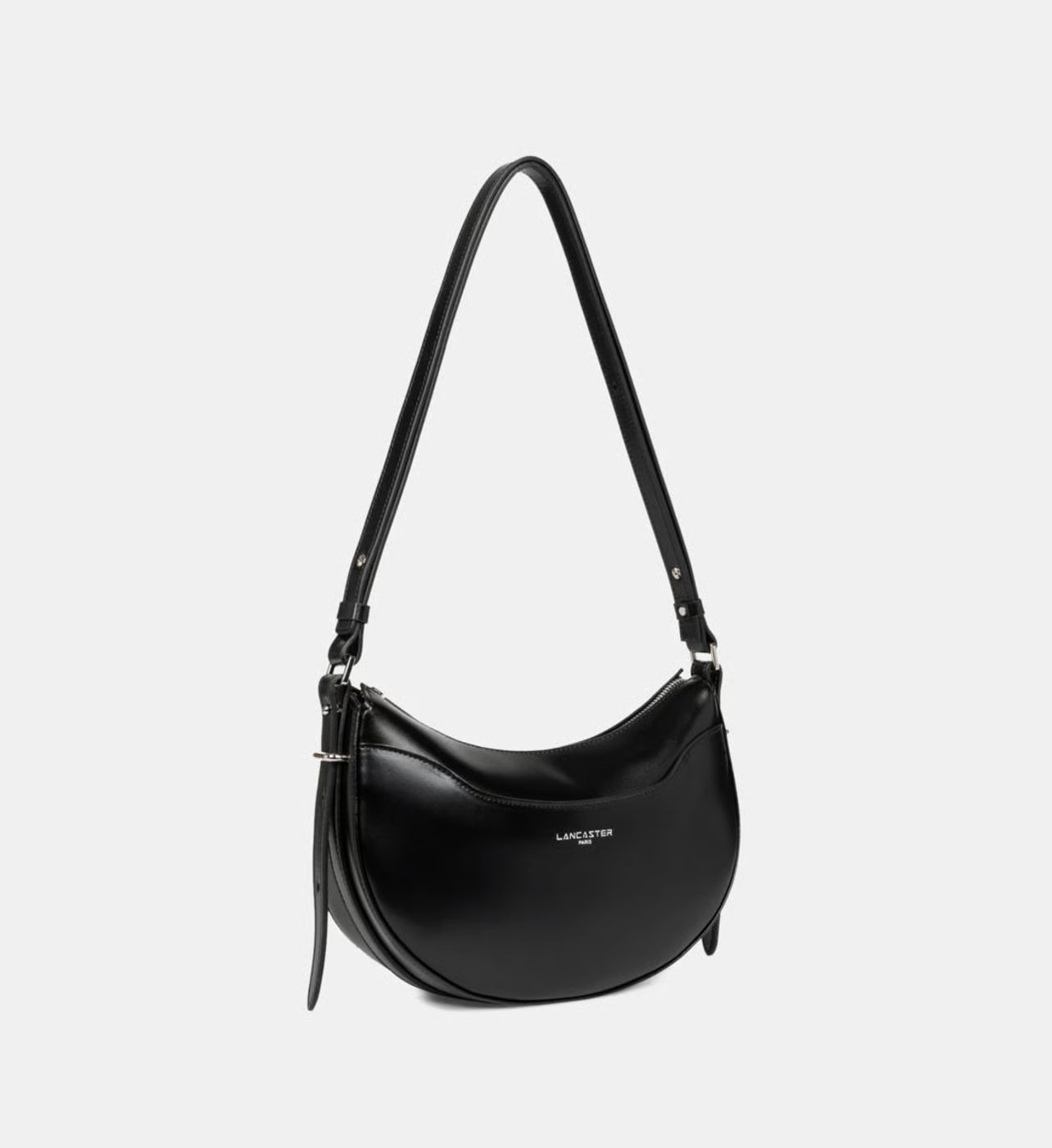 Lancaster Sac besace demi-lune Suave Ace en cuir