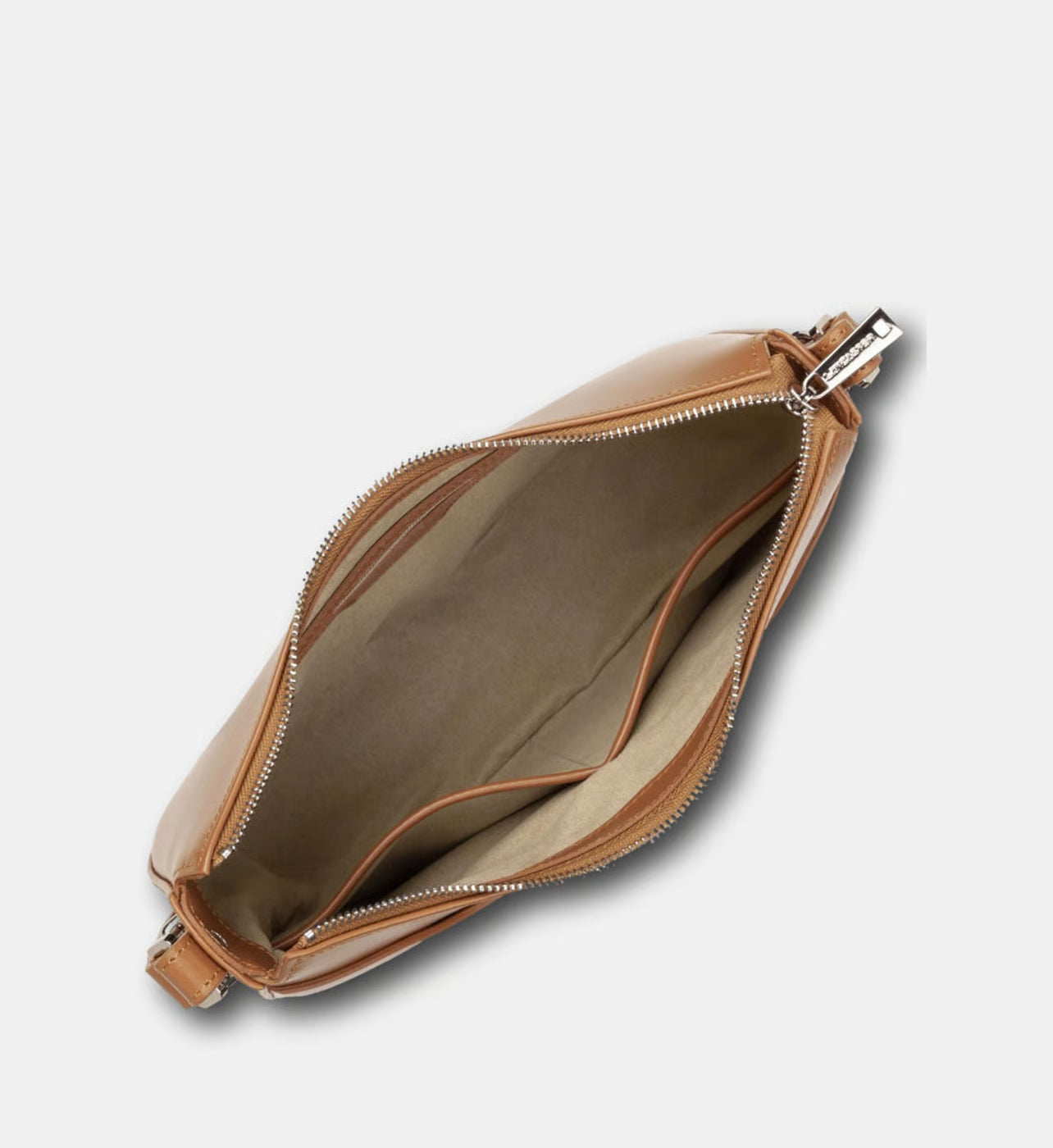 Lancaster Sac besace demi-lune Suave Ace en cuir