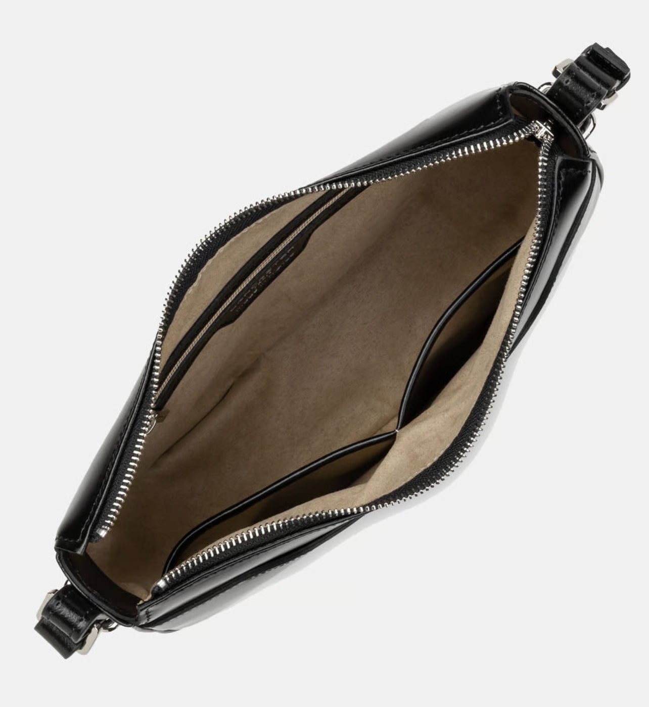 Lancaster Sac besace demi-lune Suave Ace en cuir