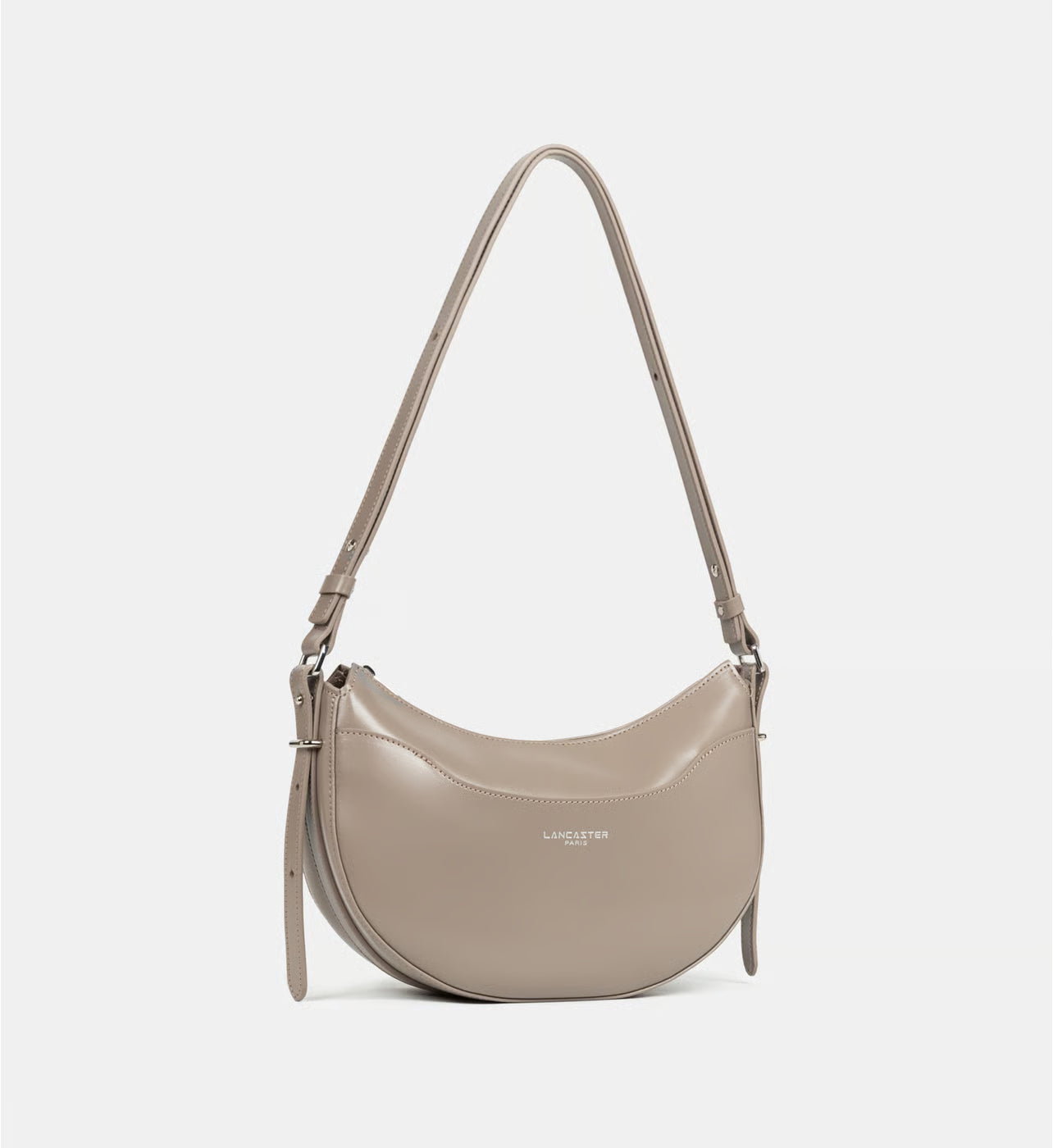 Lancaster Sac besace demi-lune Suave Ace en cuir