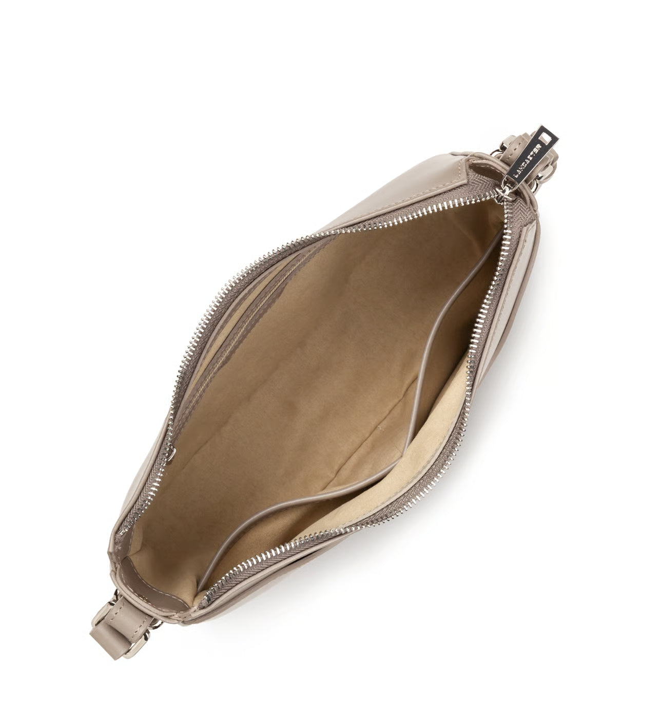 Lancaster Sac besace demi-lune Suave Ace en cuir