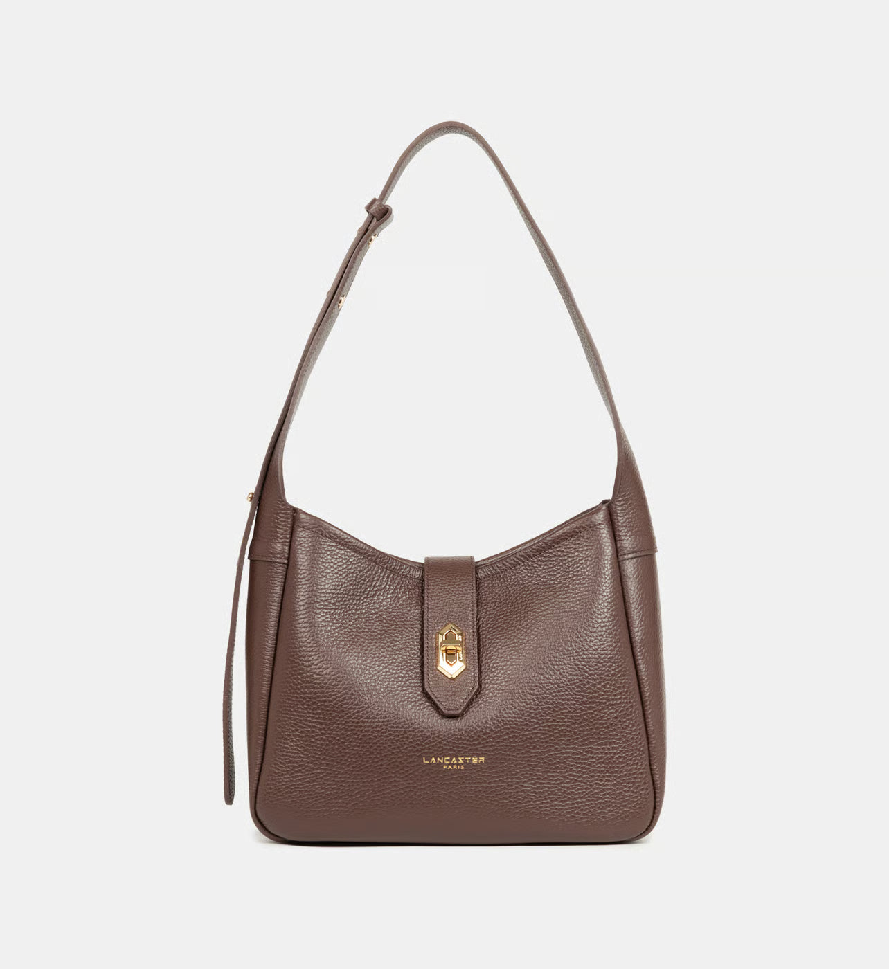 Lancaster Petit sac seau Top Double en cuir