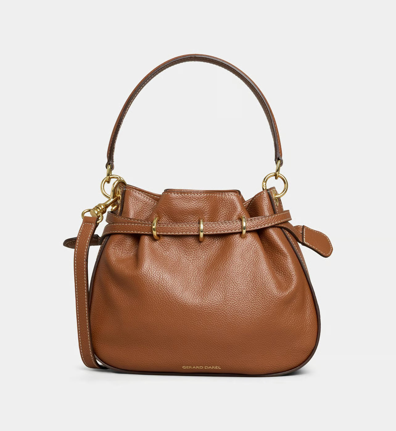 Gerard Darel Sac seau en cuir
