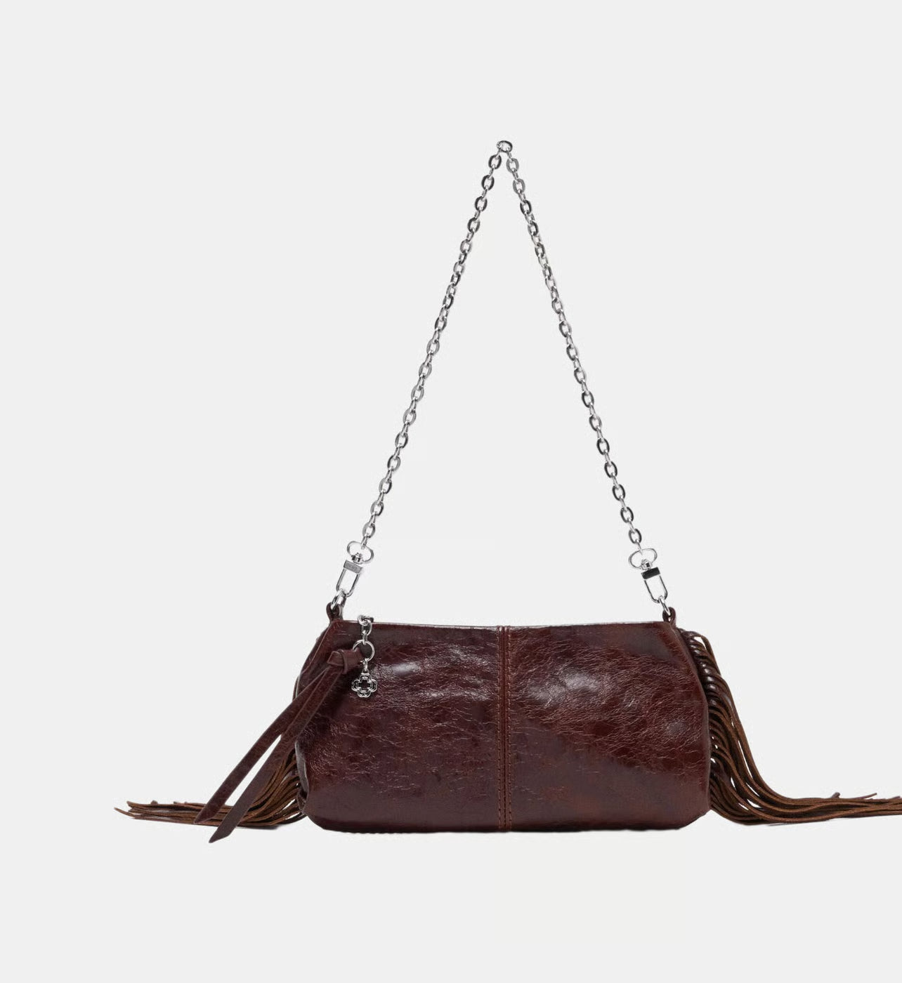 Maje Pochette Miss M pouch en cuir vernis