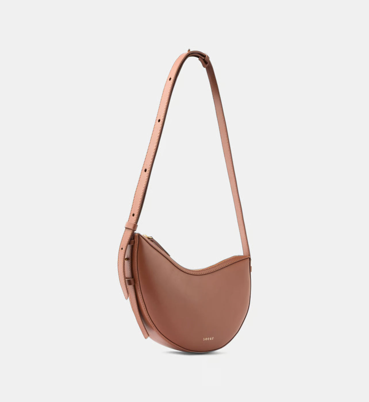 Soeur Sac besace asymétrique Wino Mini en cuir