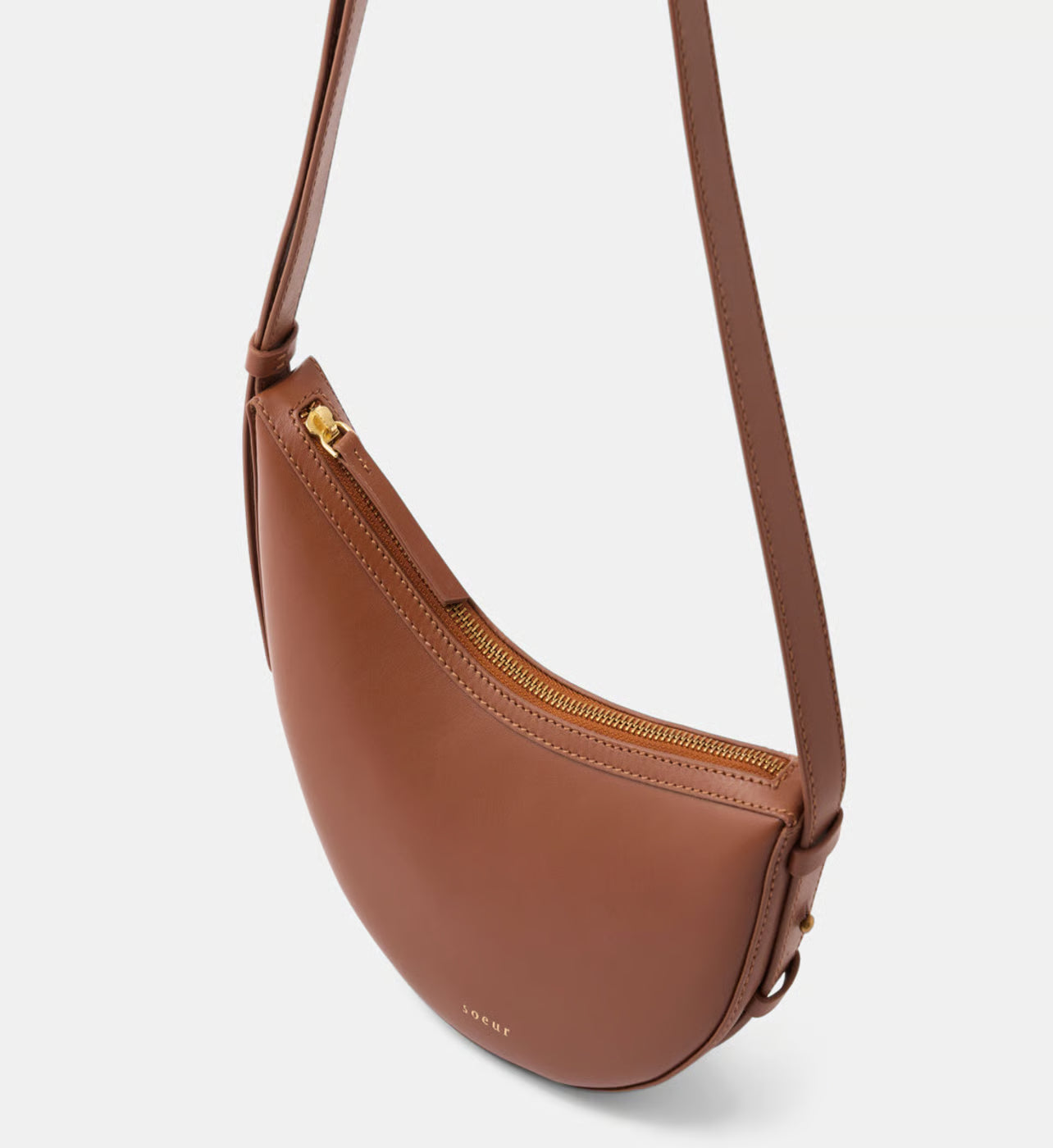 Soeur Sac besace asymétrique Wino Mini en cuir
