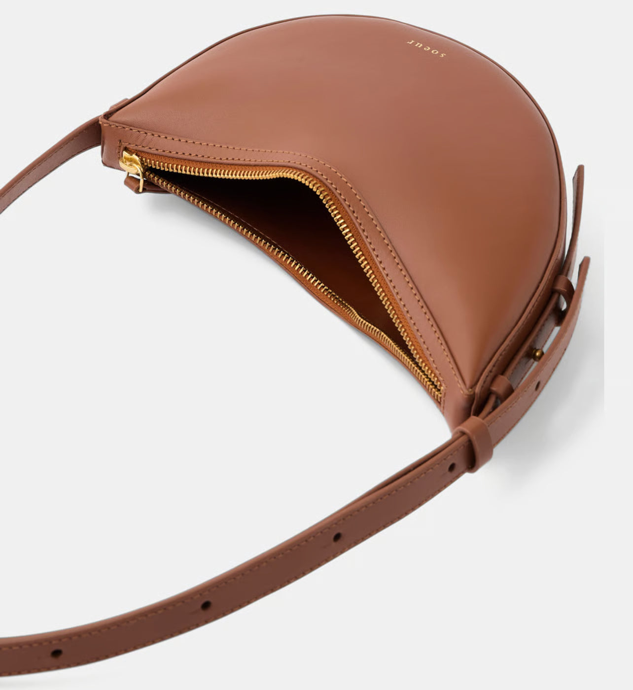 Soeur Sac besace asymétrique Wino Mini en cuir