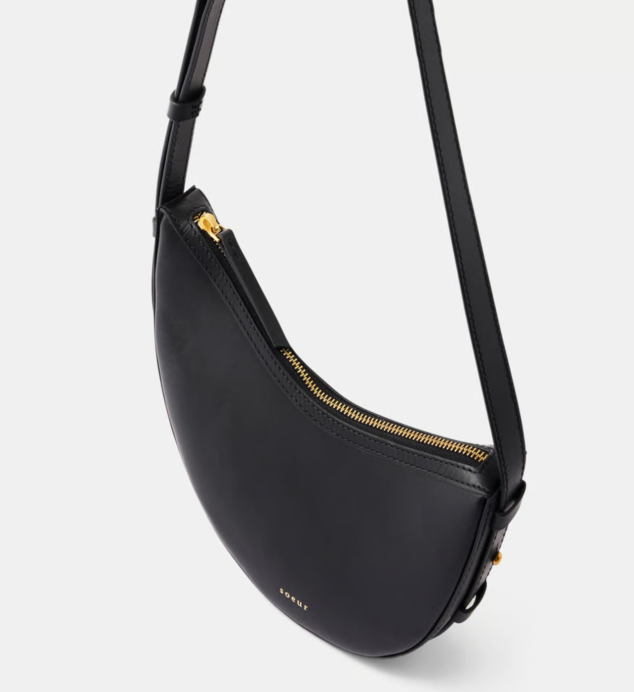 Soeur Sac besace asymétrique Wino Mini en cuir