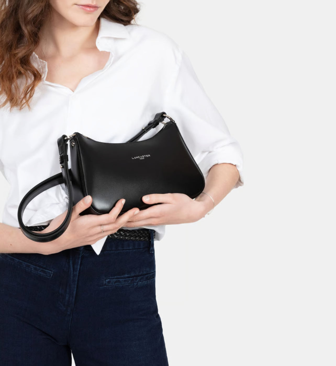 Lancaster Sac trotteur Suave Ace en cuir