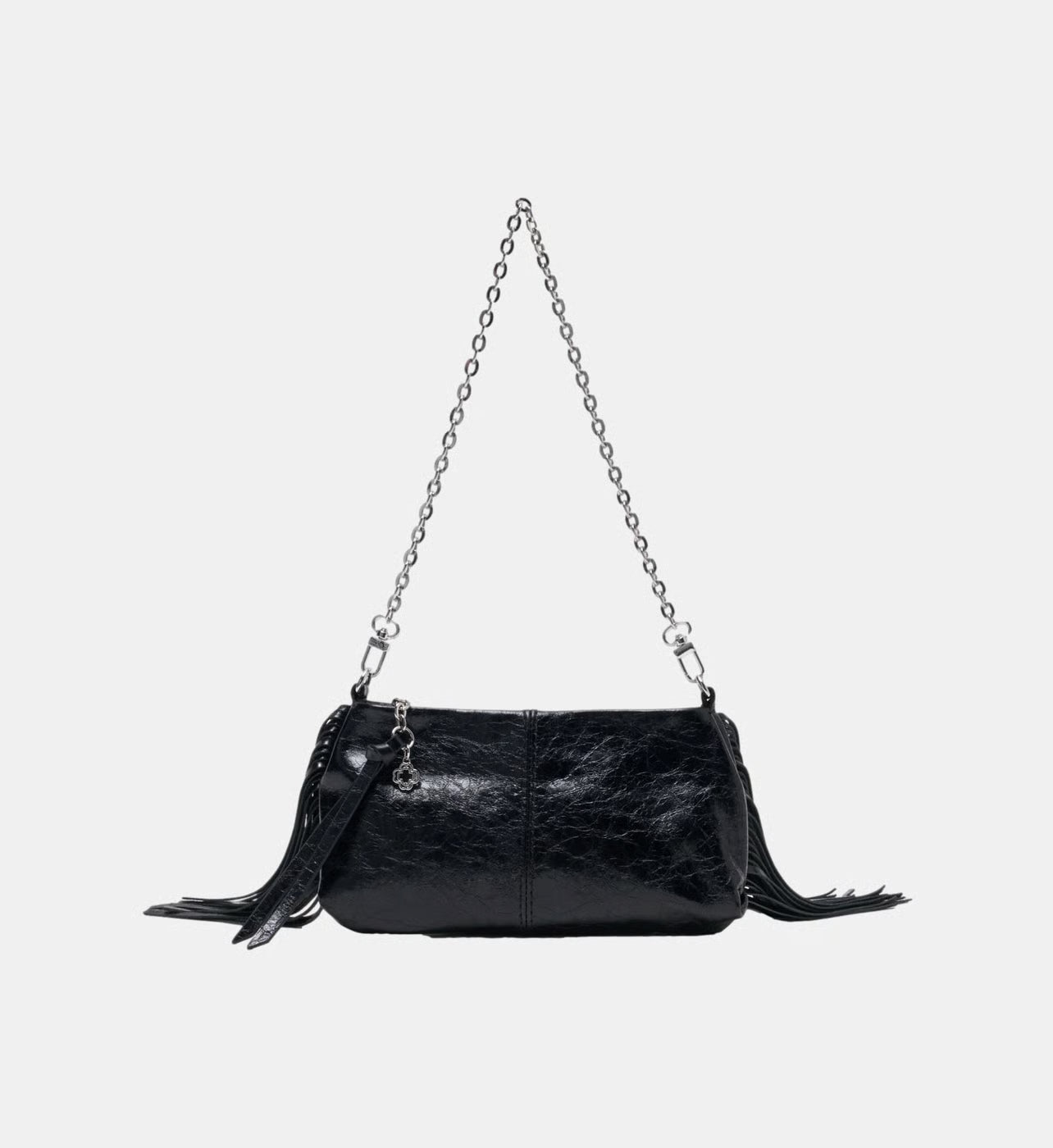 Maje Pochette Miss M pouch en cuir vernis