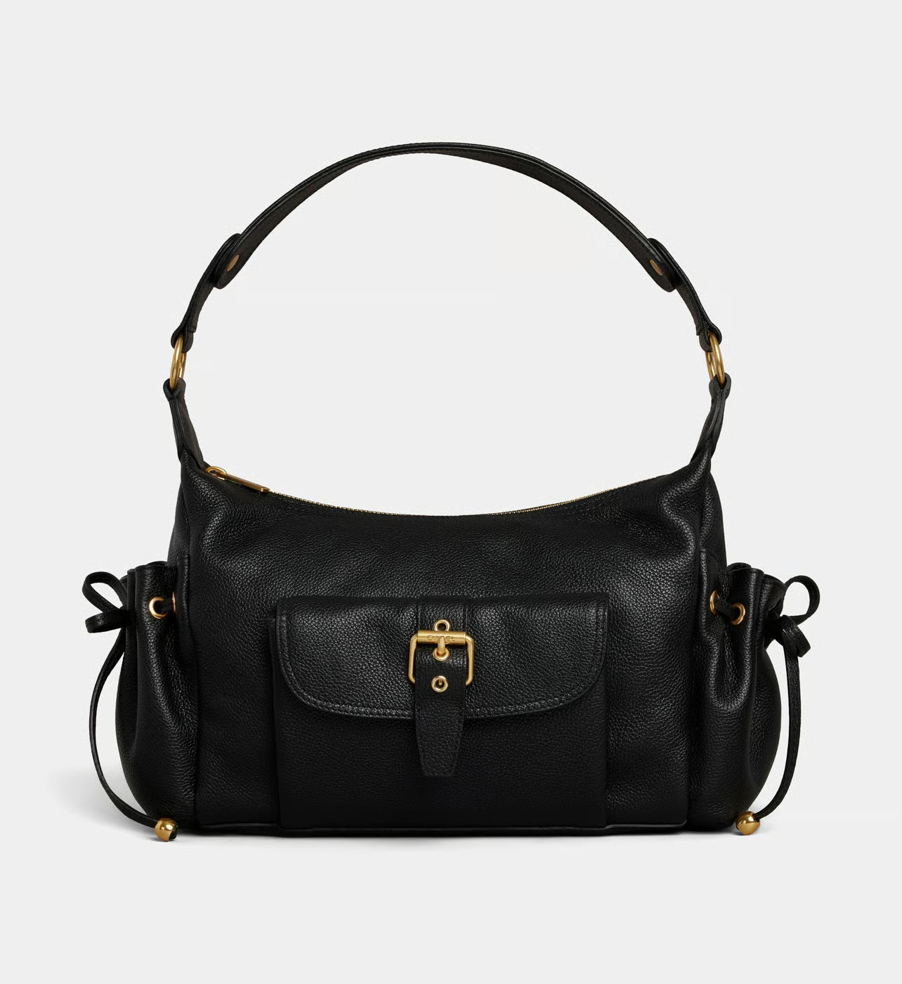 Gerard Darel Sac bowling Emma cuir grainé