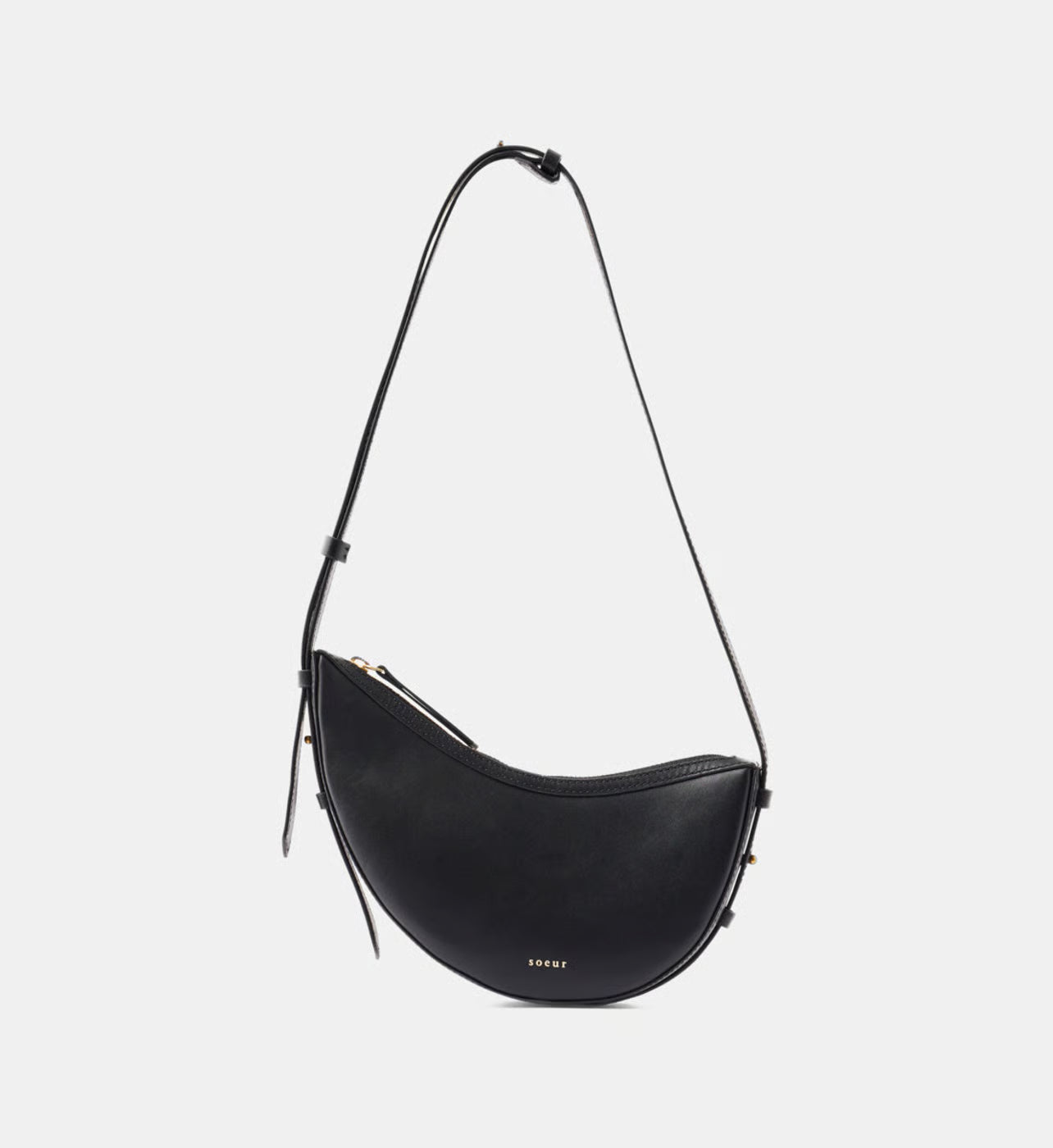 Soeur Sac besace asymétrique Wino Mini en cuir