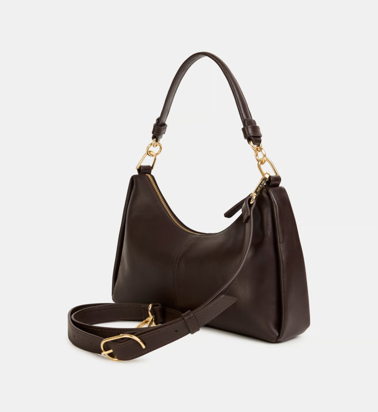 Nat & Nin Sac besace long Rejina cuir