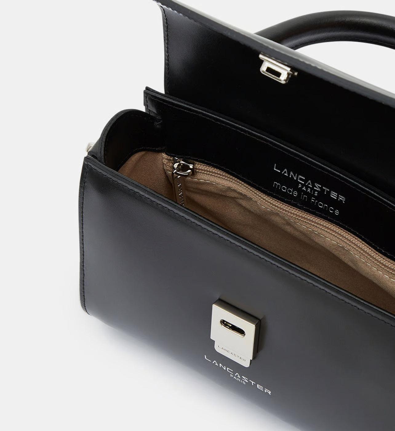 Lancaster Mini sac cabas Suave Even cuir