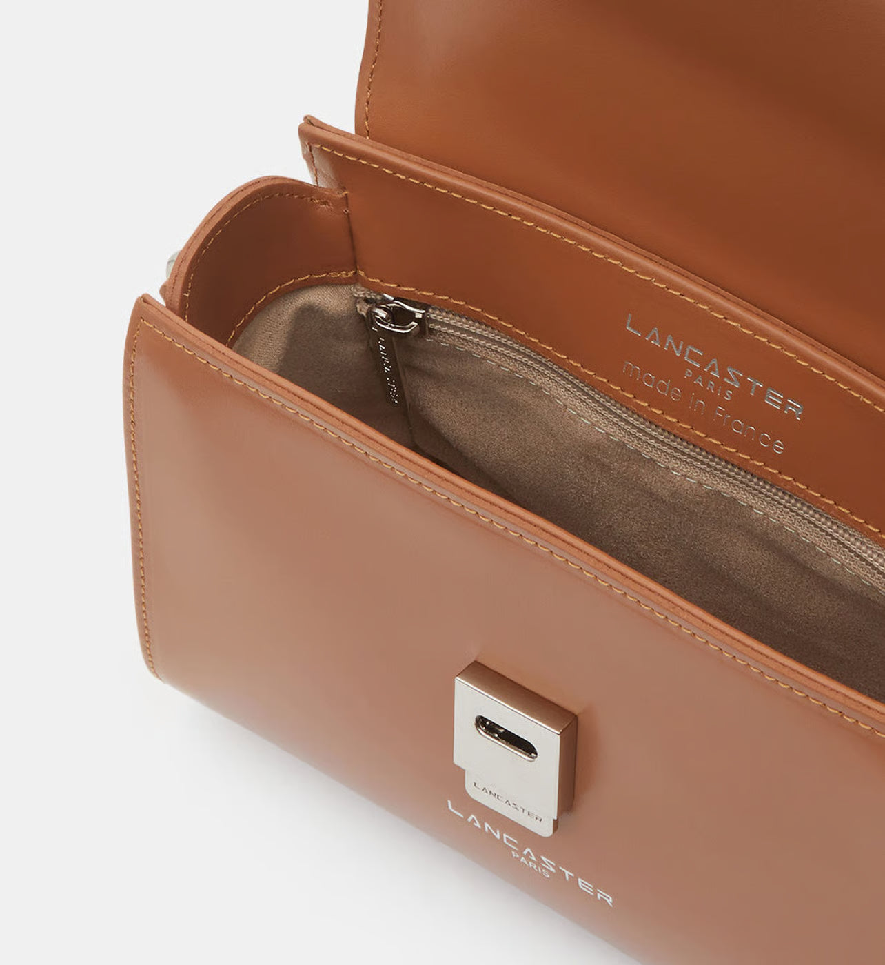 Lancaster Mini sac cabas Suave Even cuir