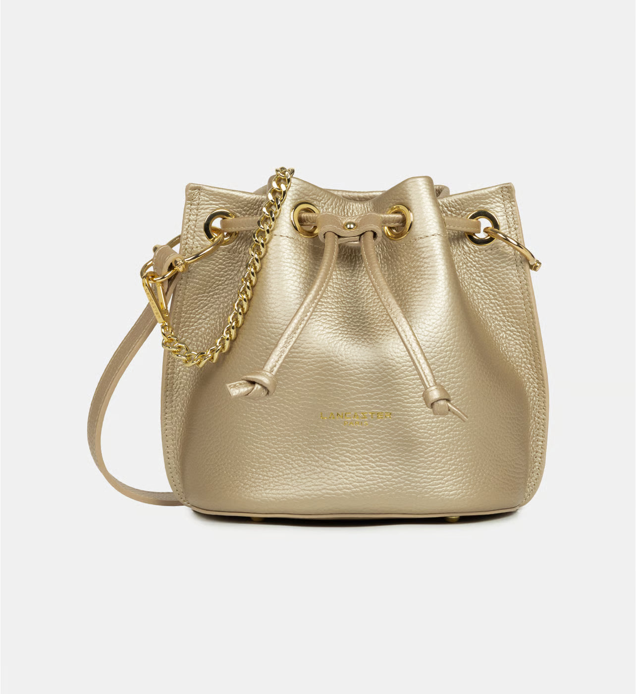 Lancaster Petit sac bourse Alba Double en cuir