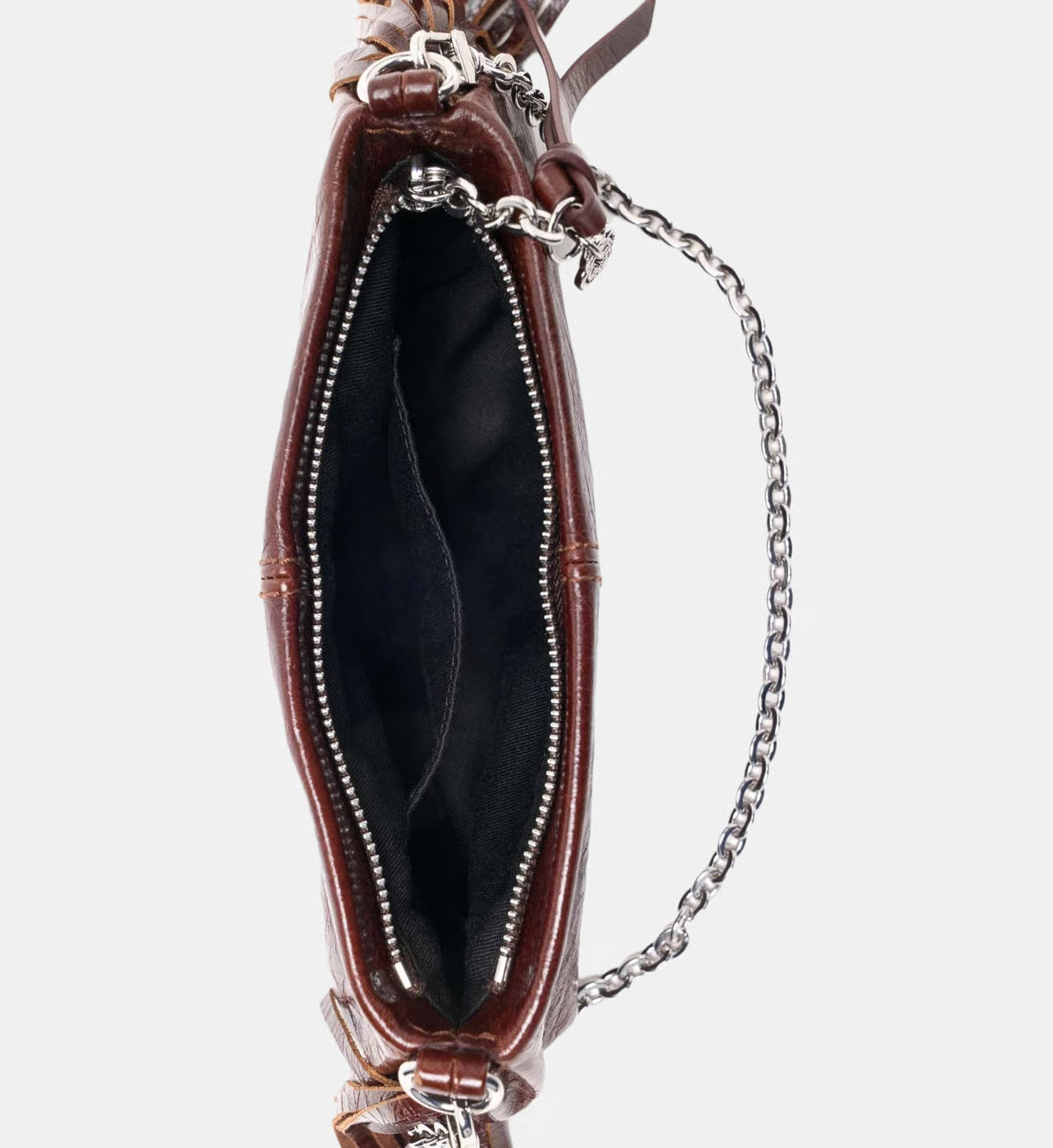 Maje Pochette Miss M pouch en cuir vernis