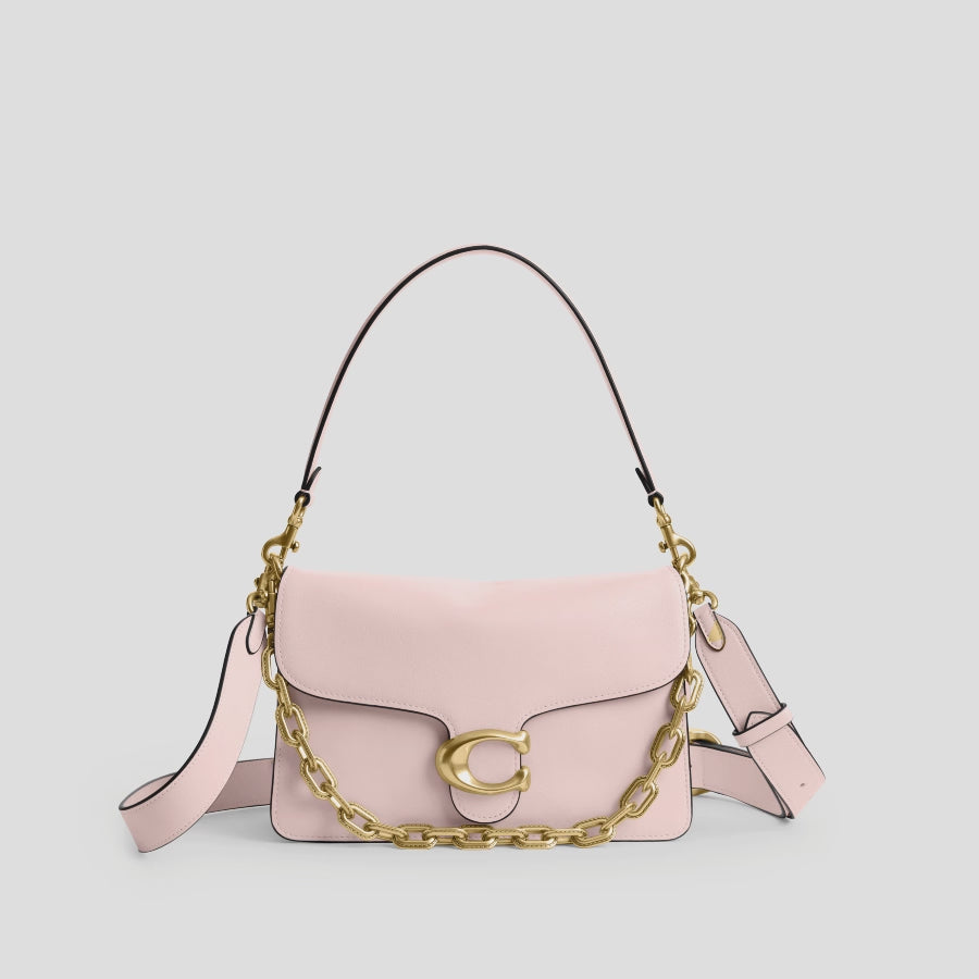 Charger la vidéo : Sac épaule avec chaîne Tabby