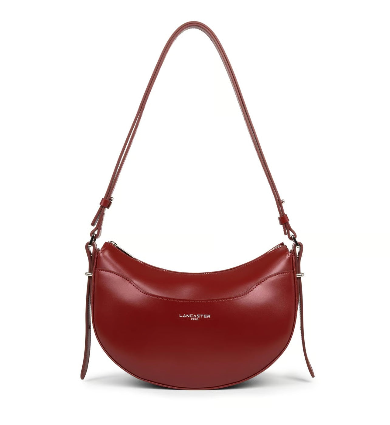 Lancaster Sac besace demi-lune Suave Ace en cuir