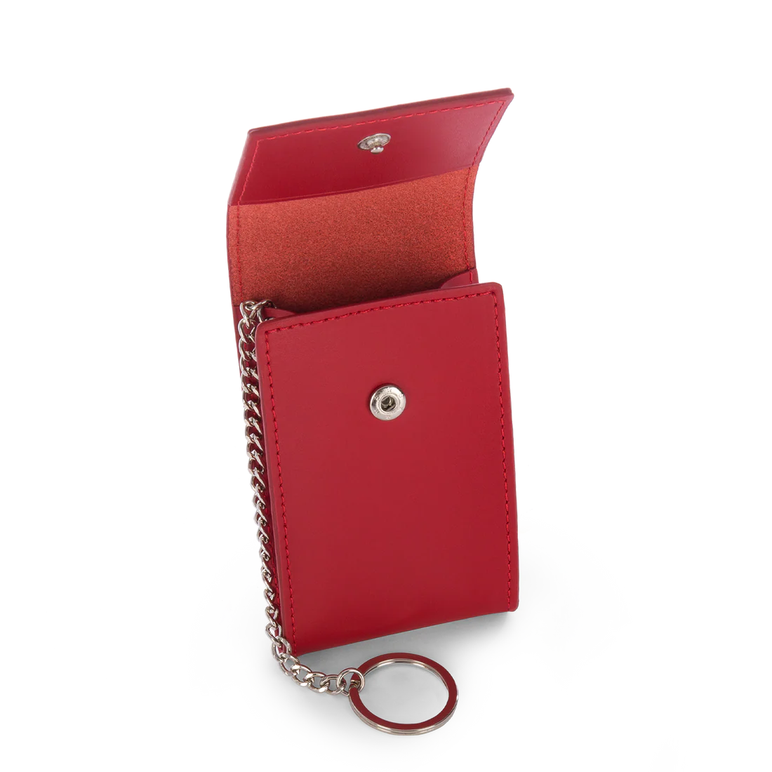 Porte-monnaie – cuir lisse zippé compact