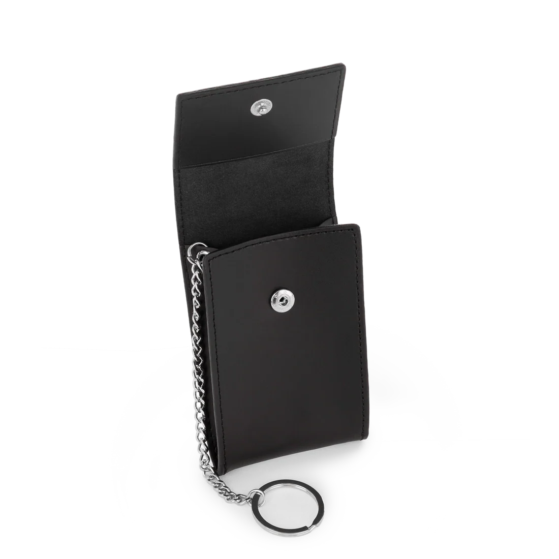 Porte-monnaie – cuir lisse zippé compact