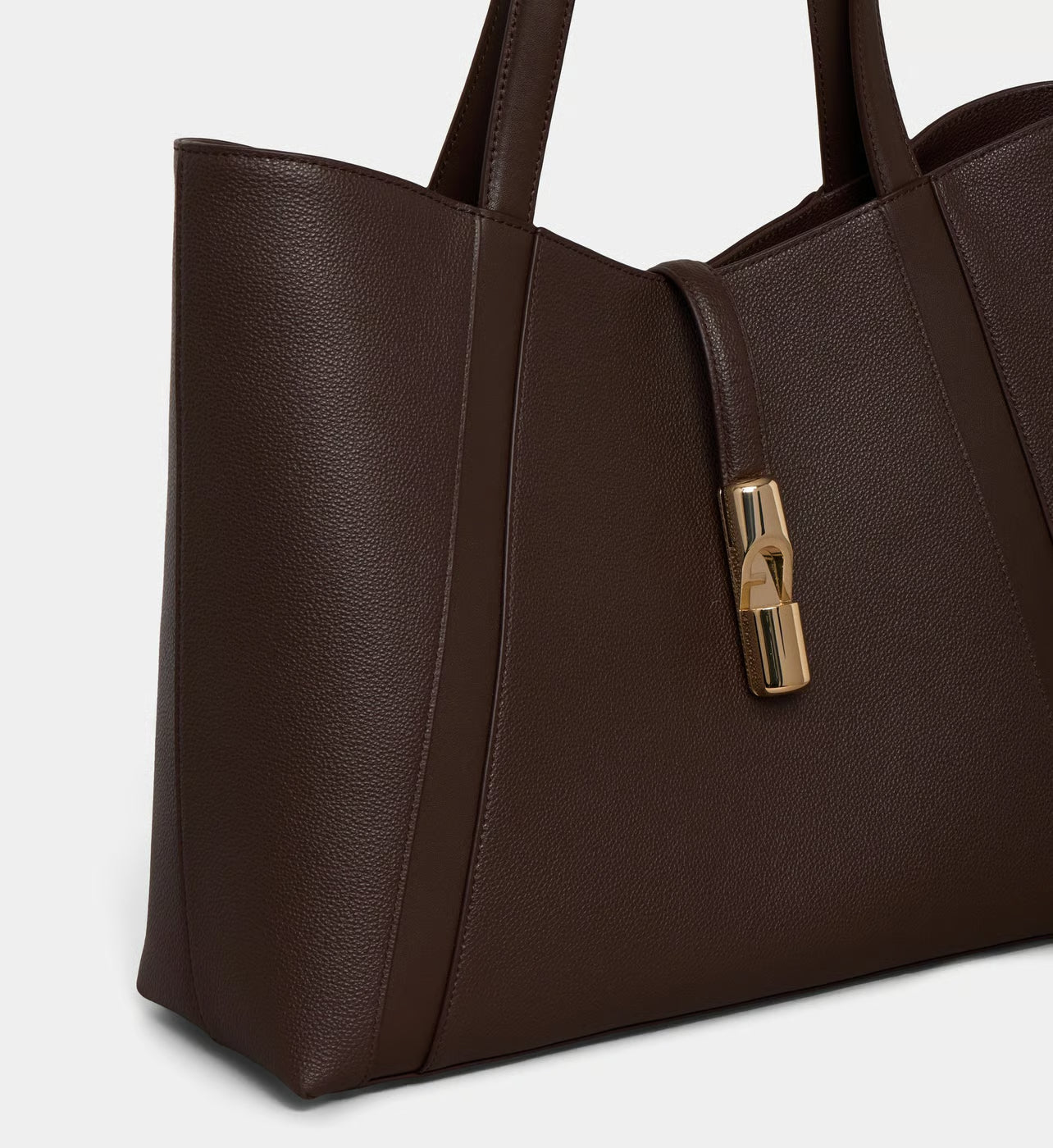 Furla Sac cabas Goccia L en cuir grainé