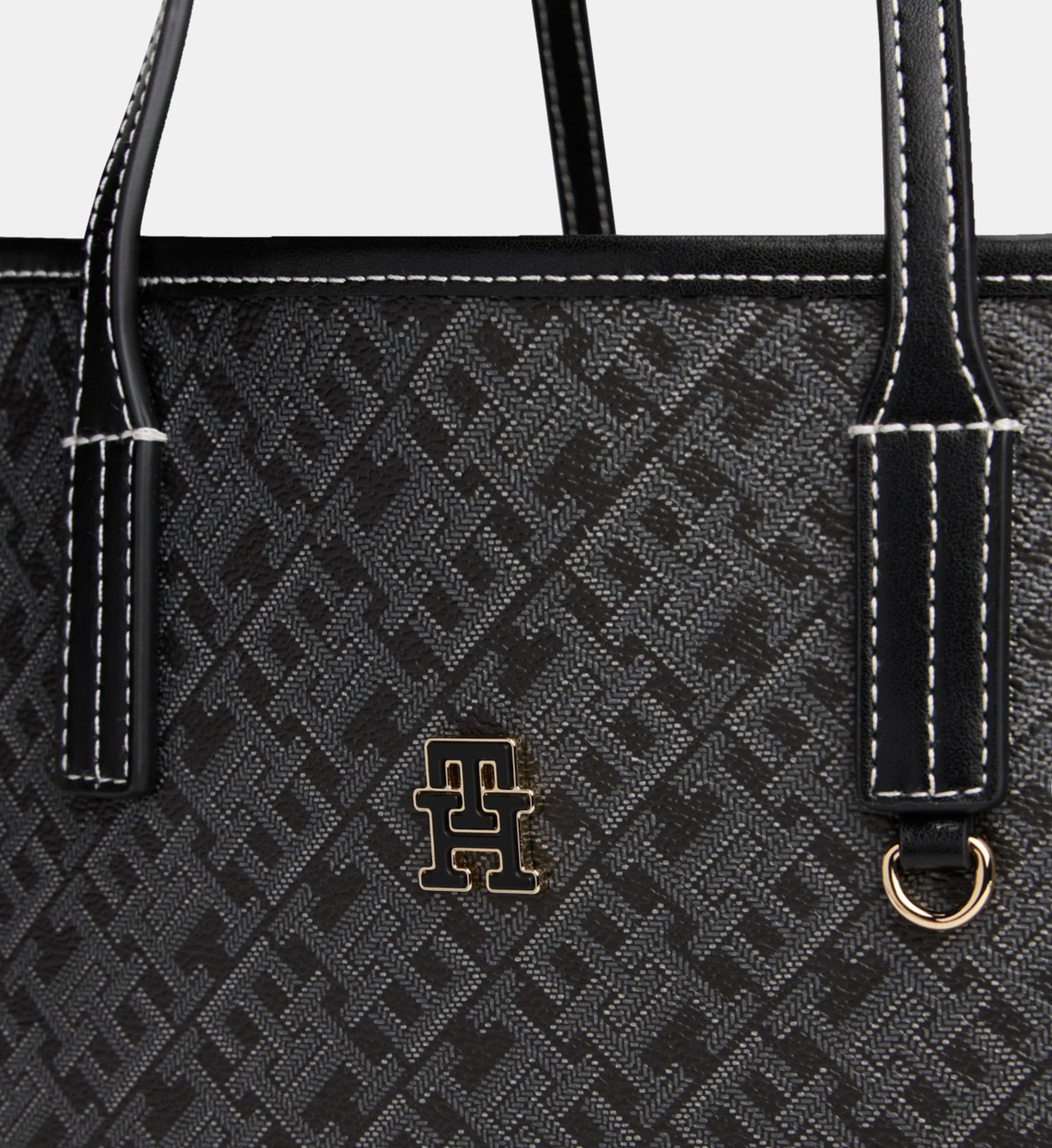 Tommy Hilfiger Sac cabas Monoplay en cuir à motif monogramme