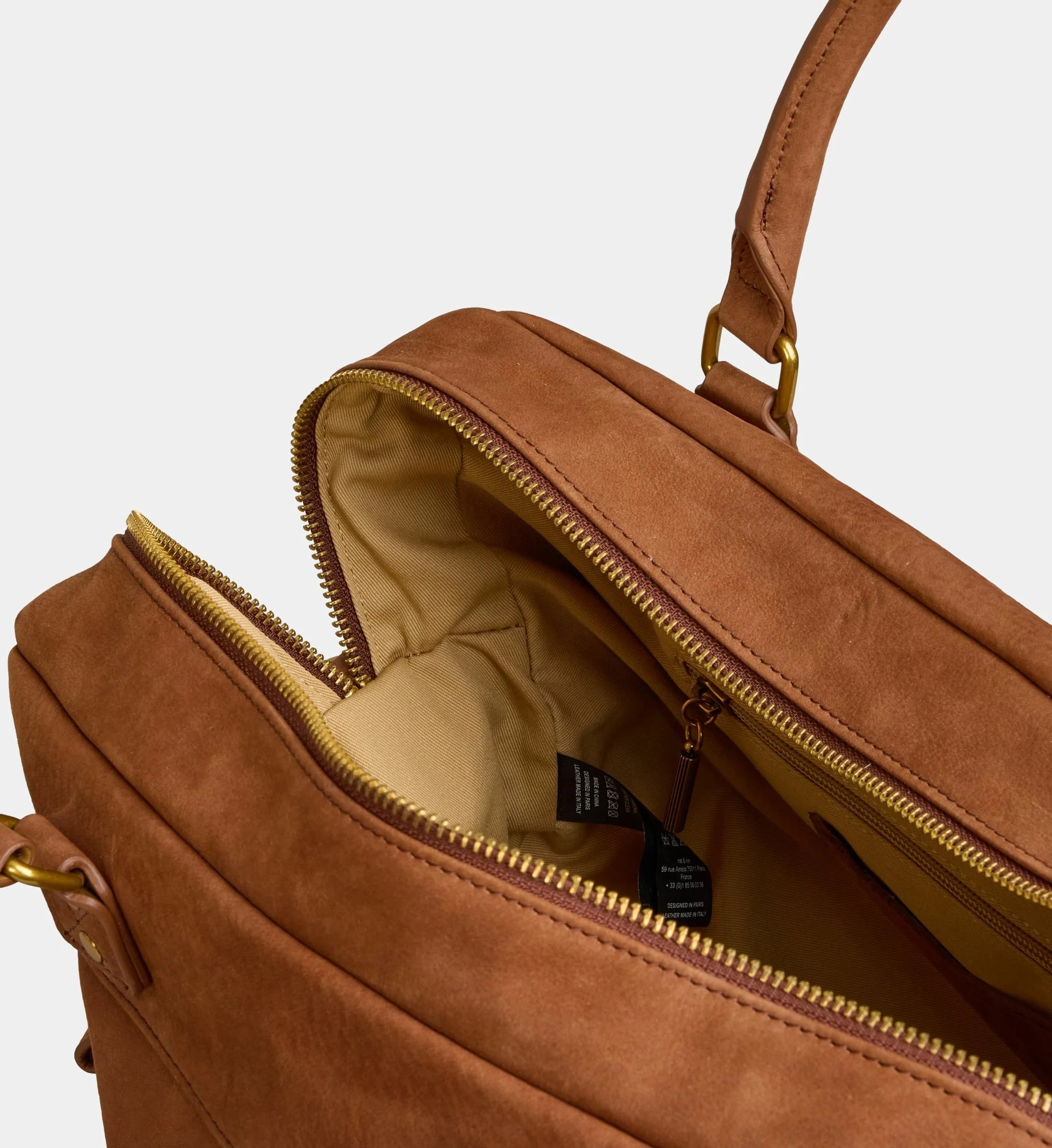 Nat & Nin Sac cabas Macy en cuir de vachette