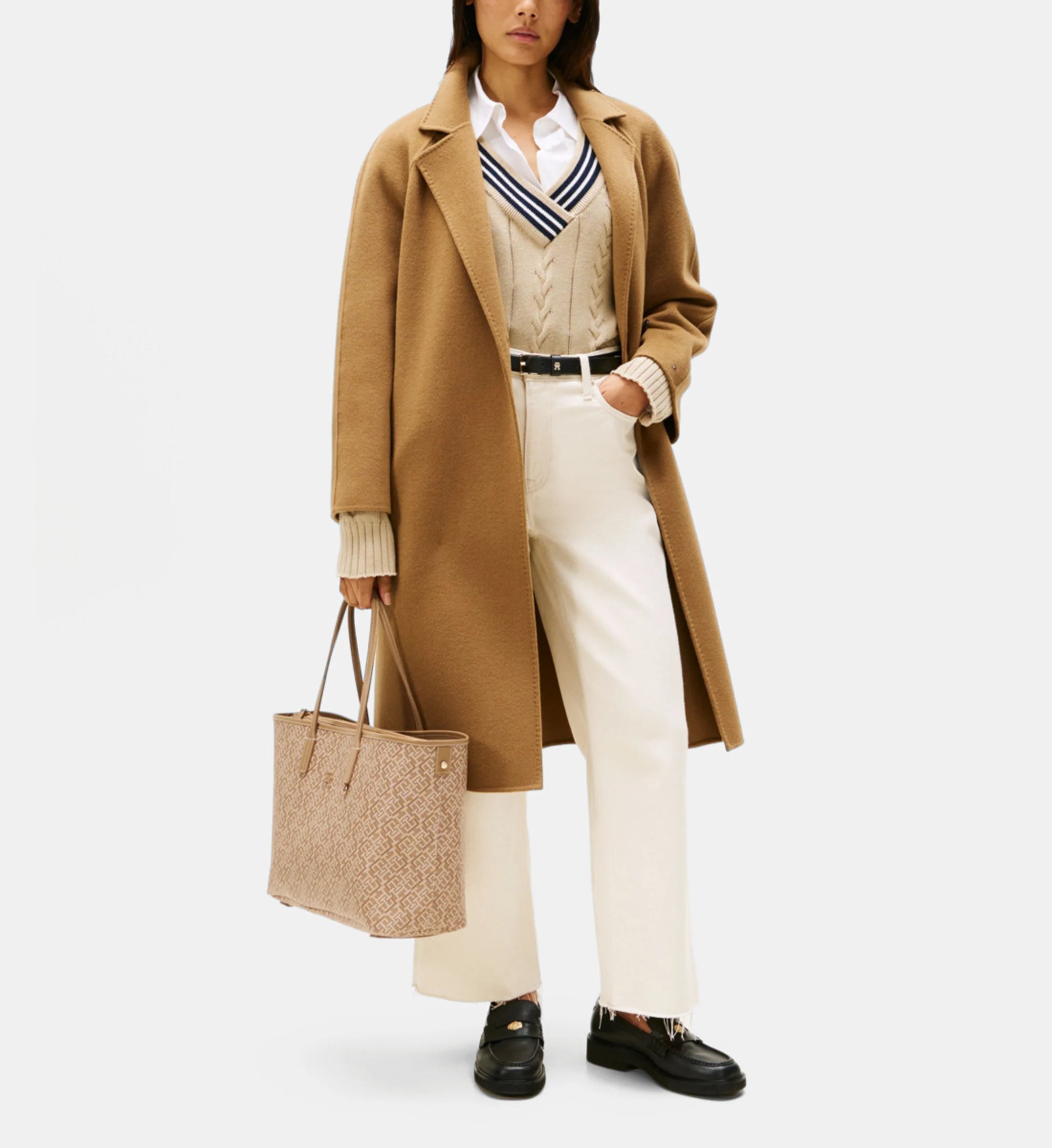 Tommy Hilfiger Sac cabas Monoplay en cuir à motif monogramme