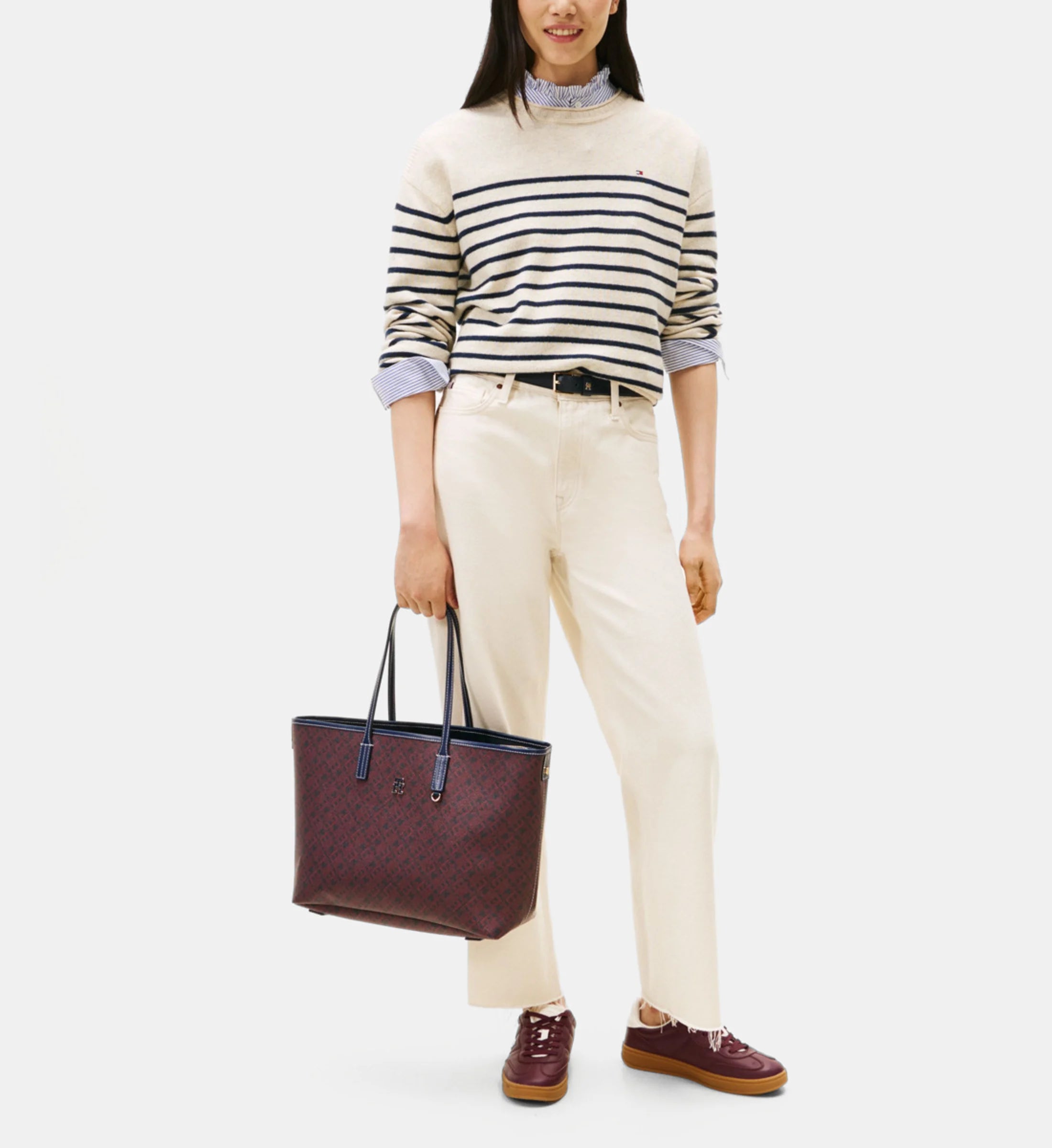 Tommy Hilfiger Sac cabas Monoplay en cuir à motif monogramme