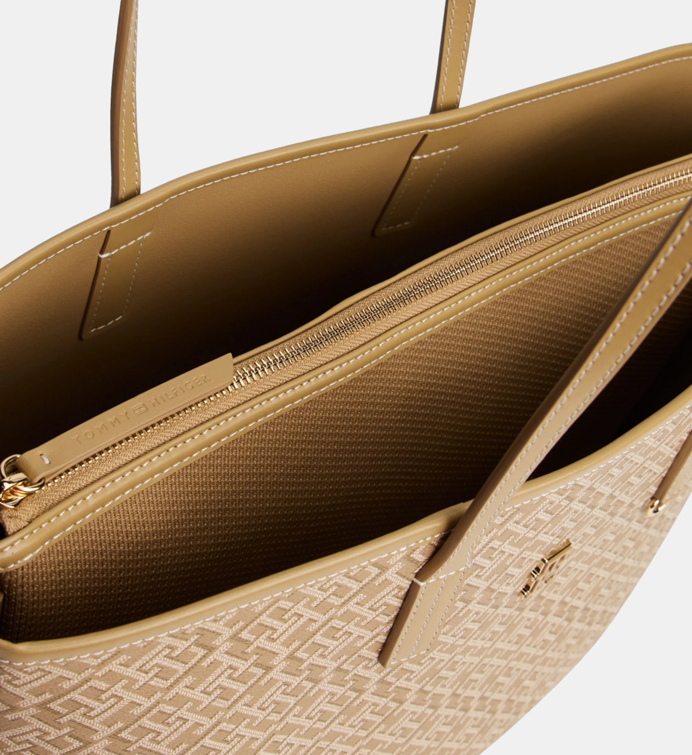 Tommy Hilfiger Sac cabas Monoplay en cuir à motif monogramme